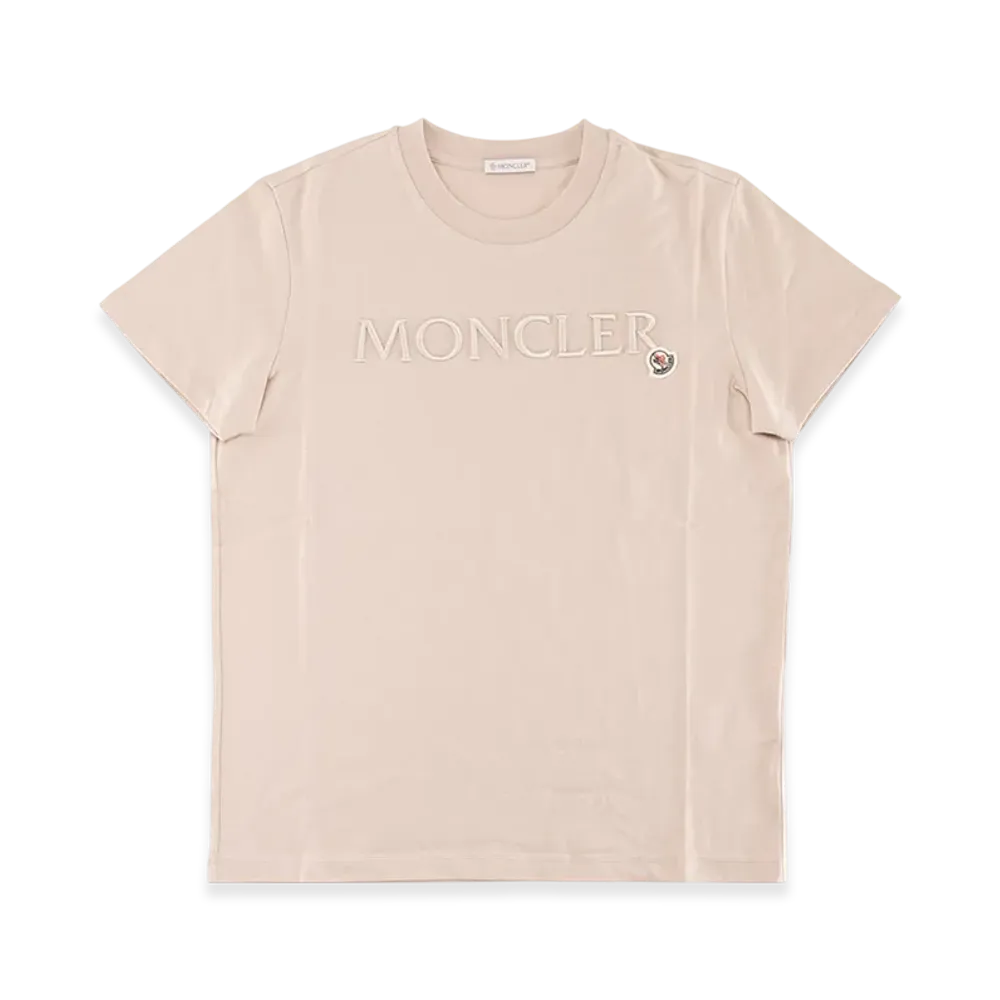 Moncler Women's Short Sleeve T-Shirt "Beige"