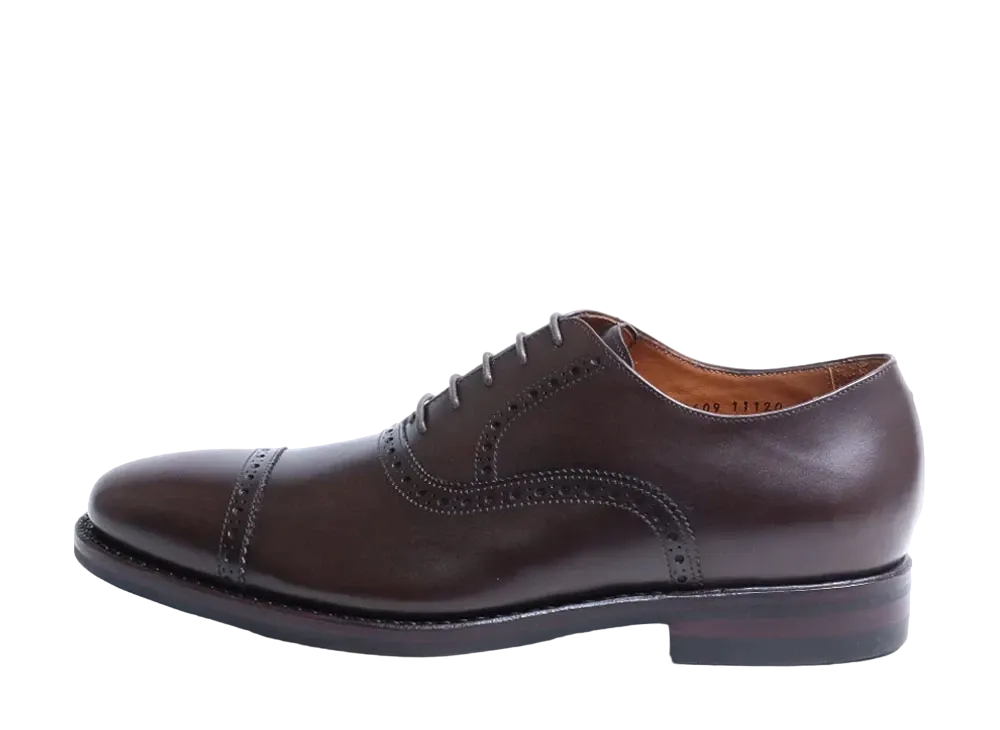 Jalan Sriwijaya Quarter Brogue Shoes 11120 Calf Leather "Dark Brown" 98409 Dainite Sole