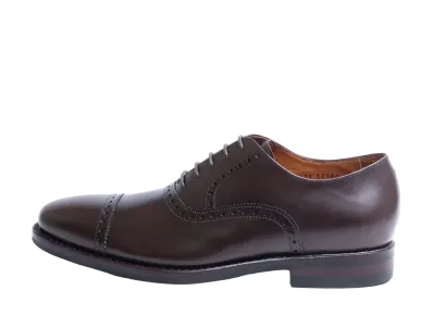 Jalan Sriwijaya Quarter Brogue Shoes 11120 Calf Leather "Dark Brown" 98409 Dainite Sole
