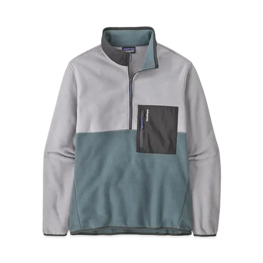patagonia Men's Microdini 1/2 Zip Pullover "Salt Grey"