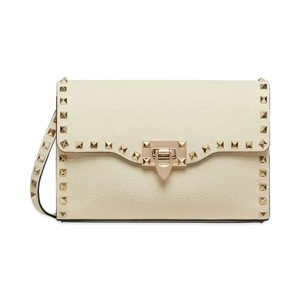 Valentino Women's Small Rockstud Shoulder Bag "Light"