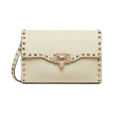 Valentino Women's Small Rockstud Shoulder Bag "Light"