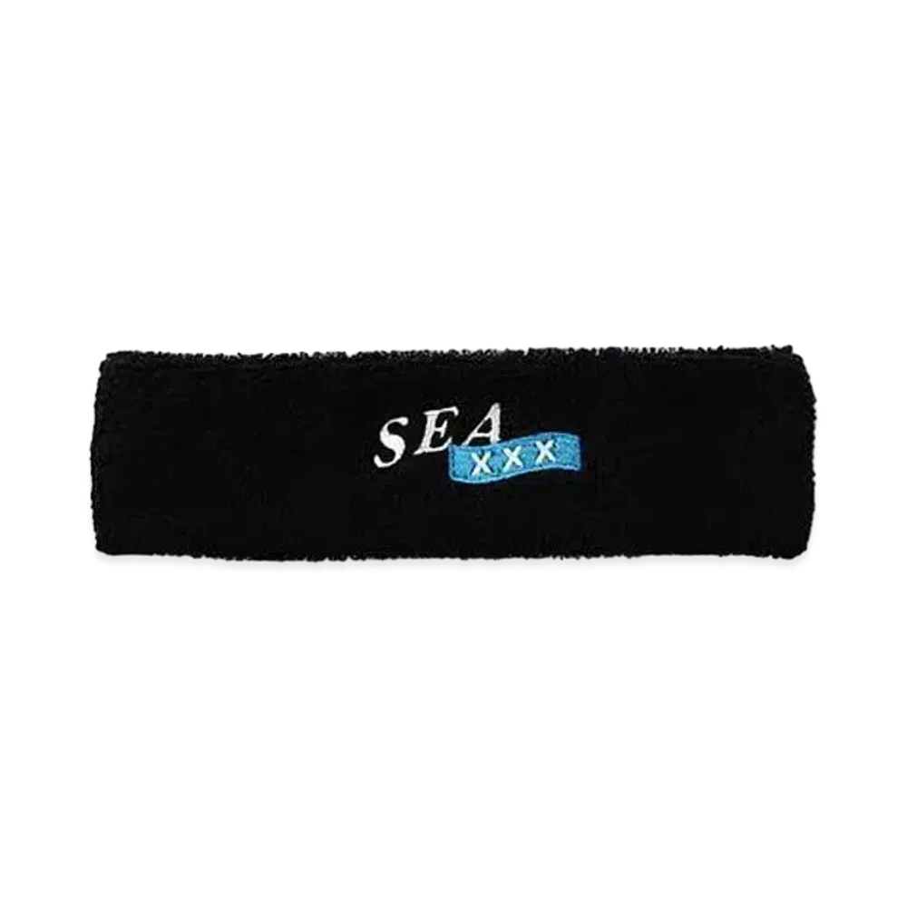 WIND AND SEA x XXX HAIR BAND "Black"