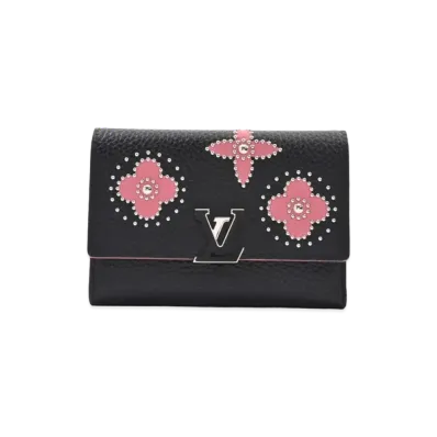 Louis Vuitton Capucines Compact Wallet "Noir"