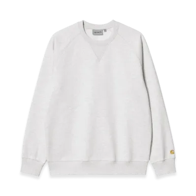 Carhartt WIP Chase Sweat "Ash Heather/Gold"
