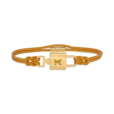 Louis Vuitton LV Padlock Bracelet "Ocre"