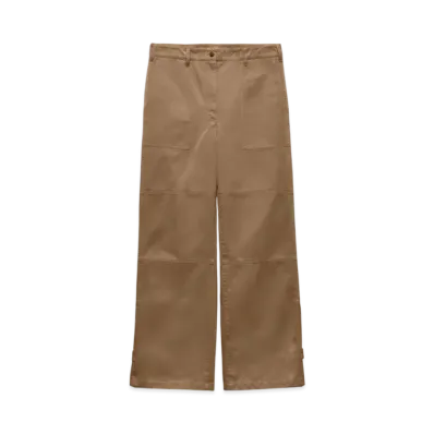 PRADA Women's Wide-Leg Chino Pants "Sand"