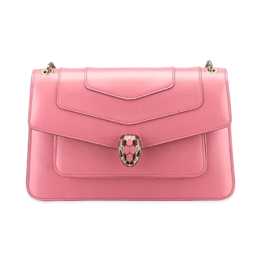 BVLGARI Serpenti Forever Shoulder Bag "Blush Quartz Pink"