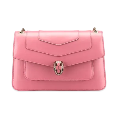 BVLGARI Serpenti Forever Shoulder Bag "Blush Quartz Pink"