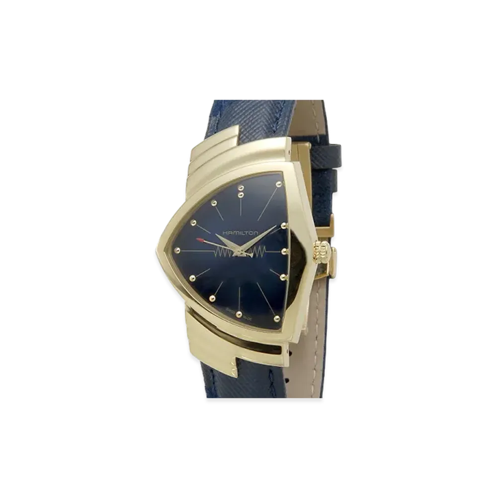 Hamilton Ventura Quartz "Stainless Steel/Navy"