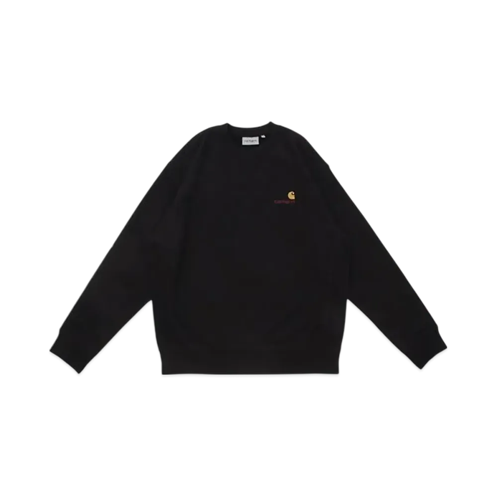 Carhartt WIP American Script Sweat "Black"