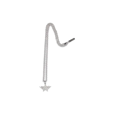 A BATHING APE Twin Sta Necklace "Silver"