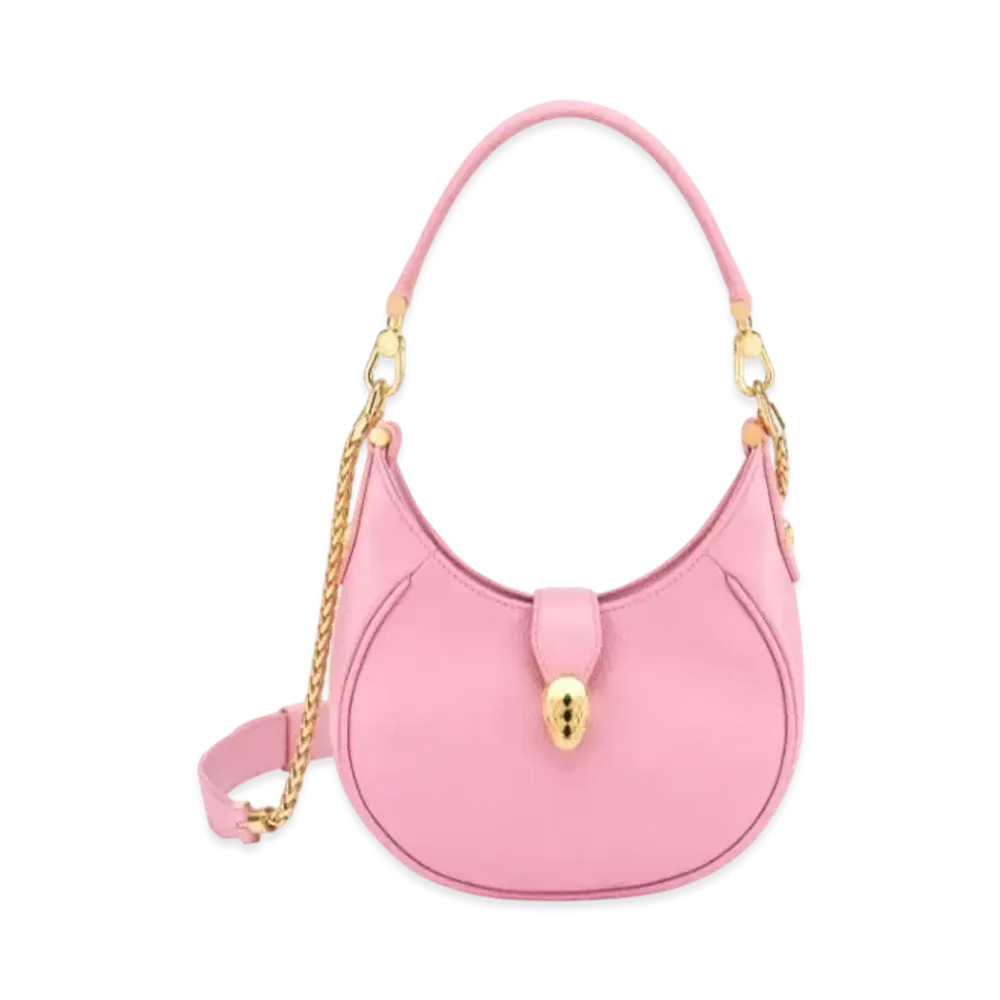 BVLGARI Serpenti Ellipse Crossbody Bag "Pink"