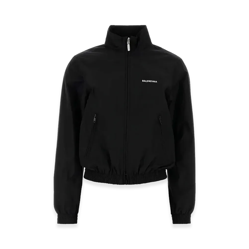 BALENCIAGA Women's Logo Embroidery Jacket "Black"