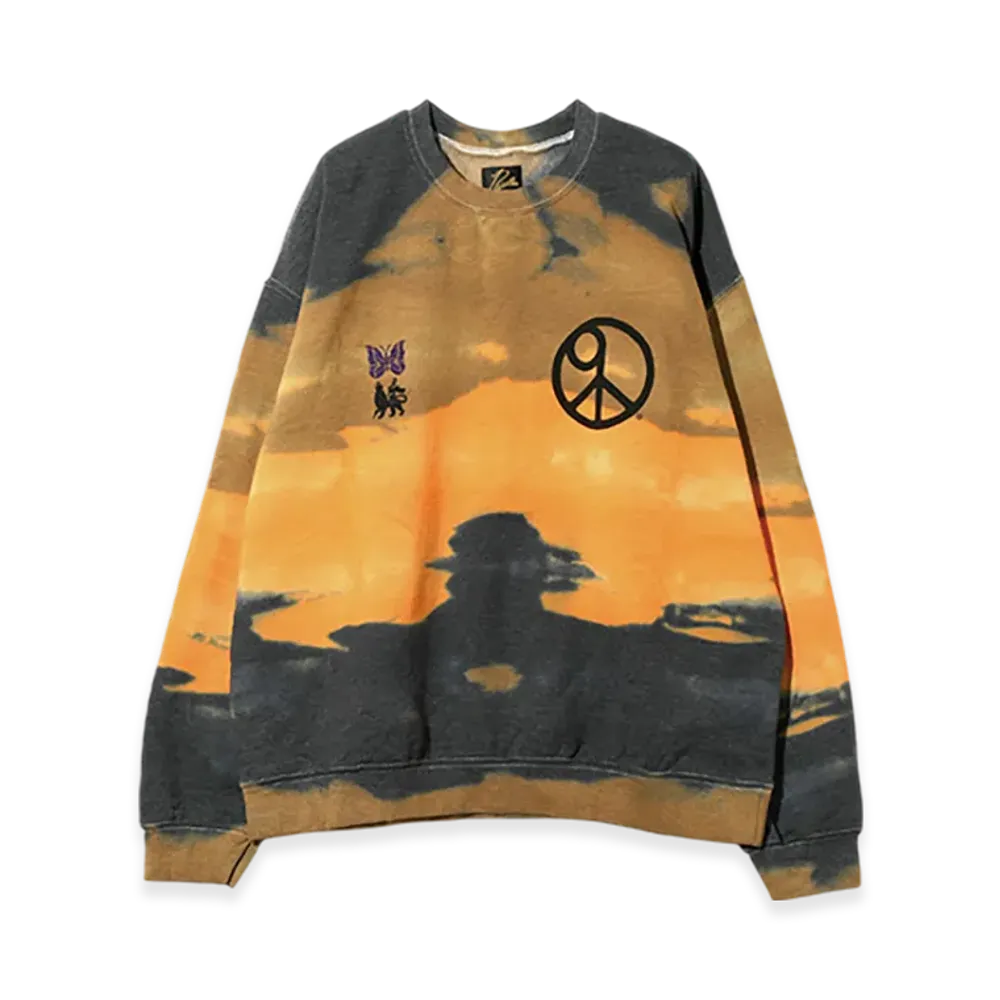 NEEDLES x Sasquatchfabrix. Slowgun Sweat "Peace To World" / Tie Dye "Multi"
