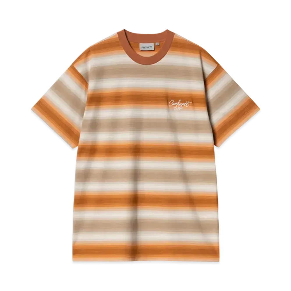 Carhartt WIP S/S Dashner T-Shirt "Dashner Stripe Pumpkin"