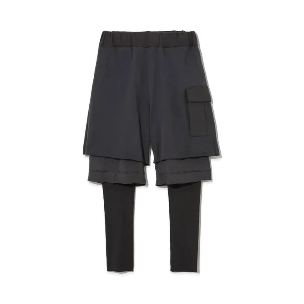 UNDERCOVER Cotton Layered Pants "Charcoal"