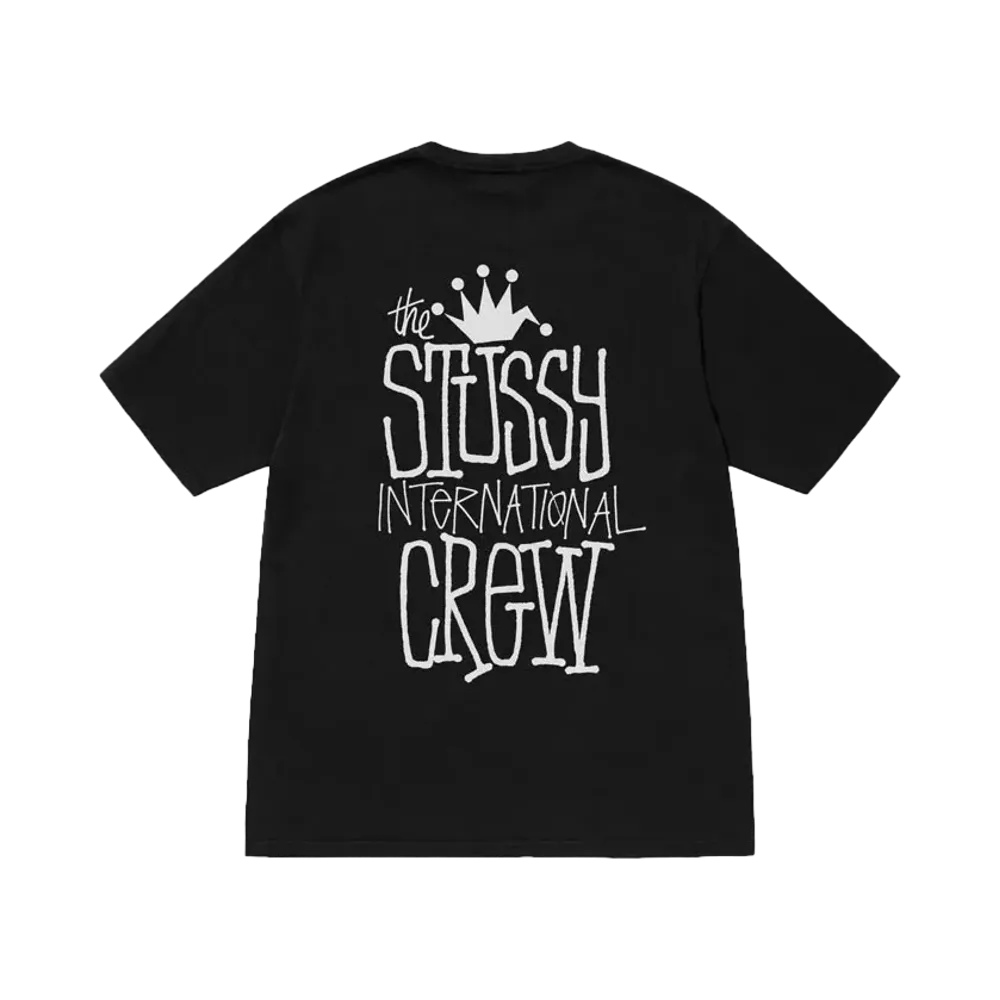 Stussy Crown International Tee Pigment Dyed "Black"