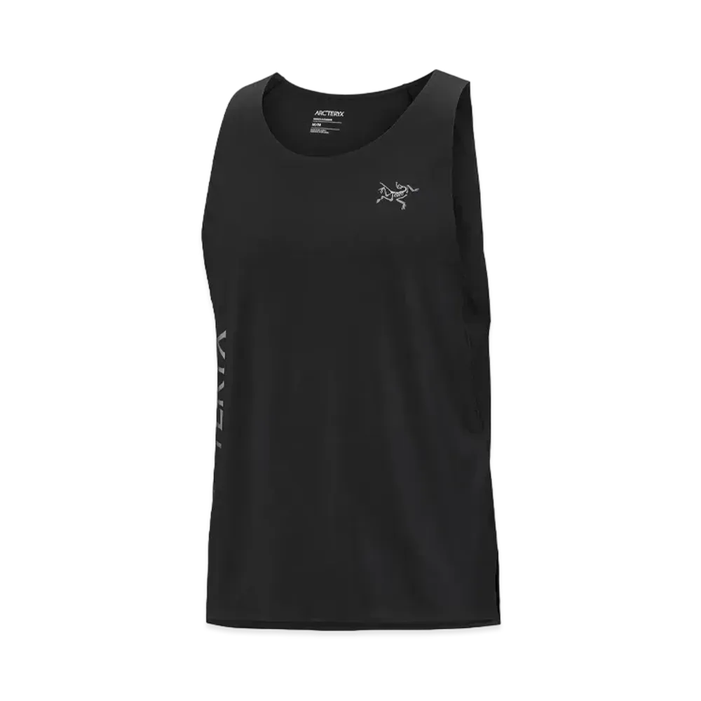 ARC'TERYX Norvan Downward Logo Tank Men's X000007730 "Black"