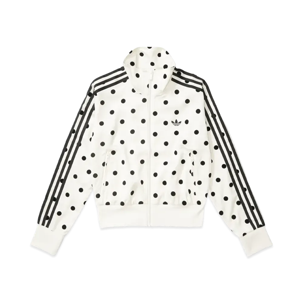 adidas Satin Polka Dot TT Track Top "Off White"