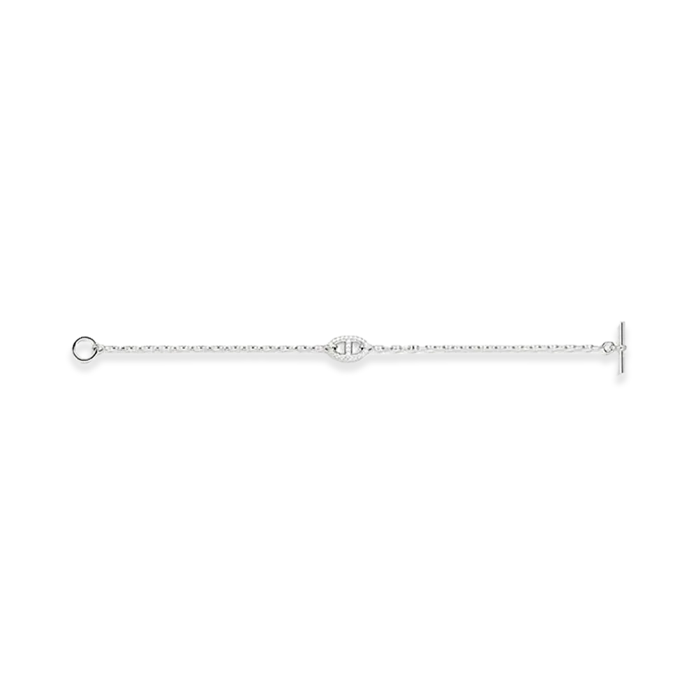 Hermes Farandole Bracelet "White Gold"