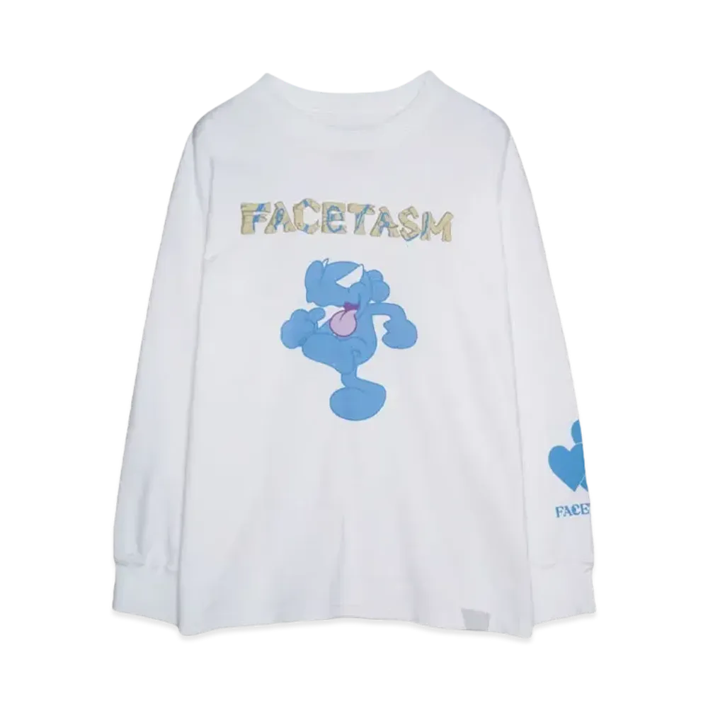 FACETASM x CPD SHIRAI PRINT LONG TEE "WHITE"
