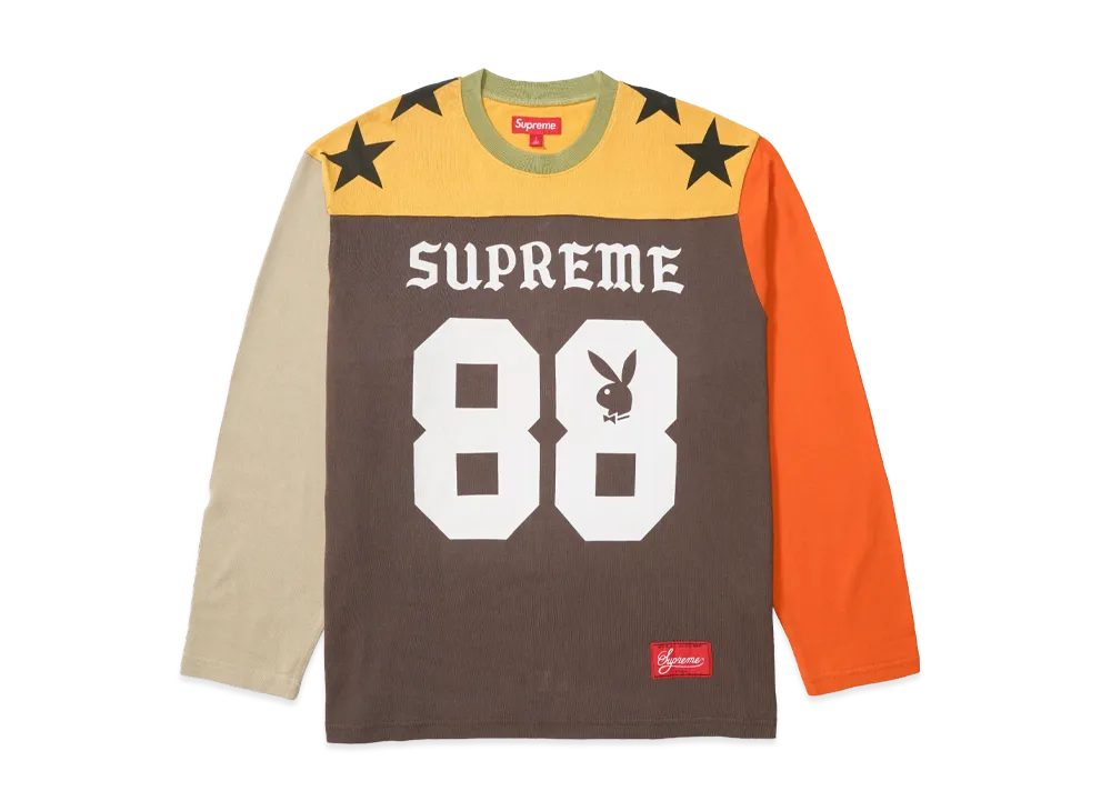 Supreme x Playboy L/S Football Top "Multicolor"