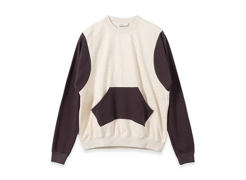 Sasquatchfabrix. 2Tone Crewneck Sweatshirt "Beige"