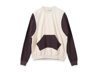 Sasquatchfabrix. 2Tone Crewneck Sweatshirt "Beige"