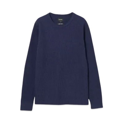 BEAMS Thermal Cut And Sew "Navy"