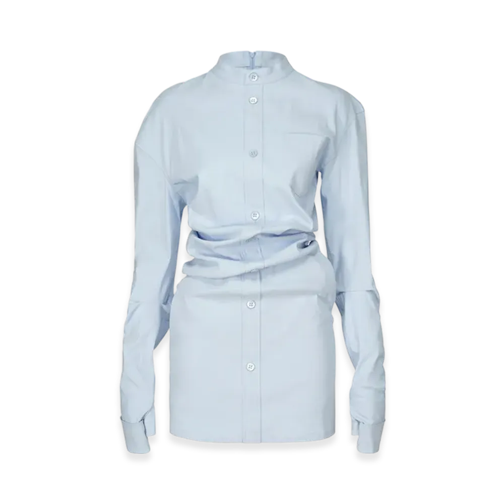 ISSEY MIYAKE Like Torso Like Shirt "LightBlue"