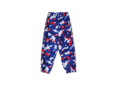 A BATHING APE Kids Sta Strike Camo Tape Pants "Blue"