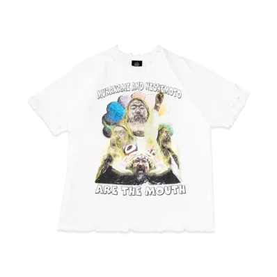 Takashi Murakami x NISHIMOTO ARE THE MOUTH Tshirts "White"