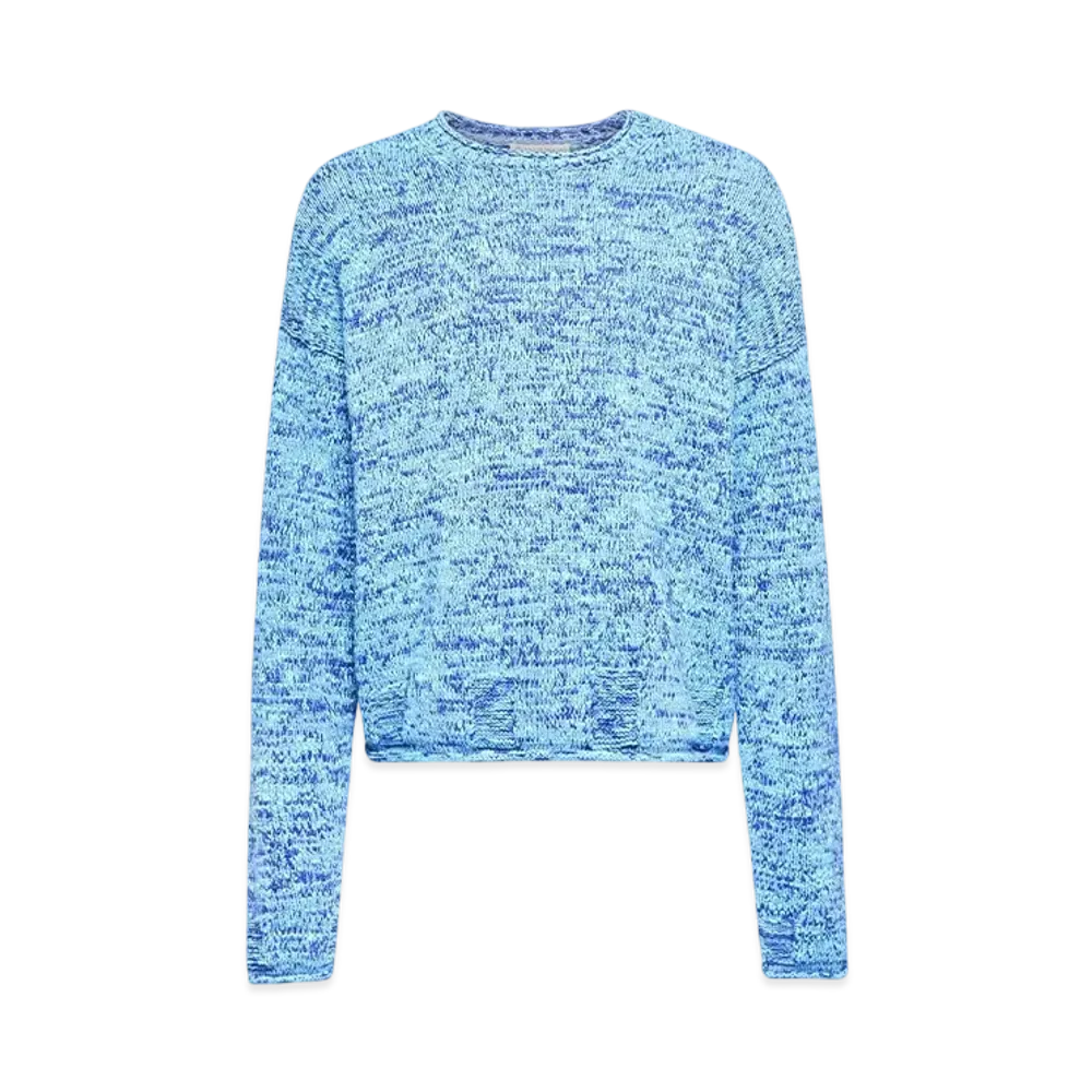 JW ANDERSON Space-Dyed Crewneck Sweater "Blue"