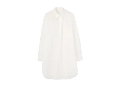 Yohji Yamamoto Pour Homme WOMAN PRINT 2POCKETS BLOUSE "White"
