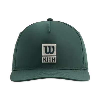 Kith x Wilson Nylon Baylow Pinch Crown Cap "Stadium"