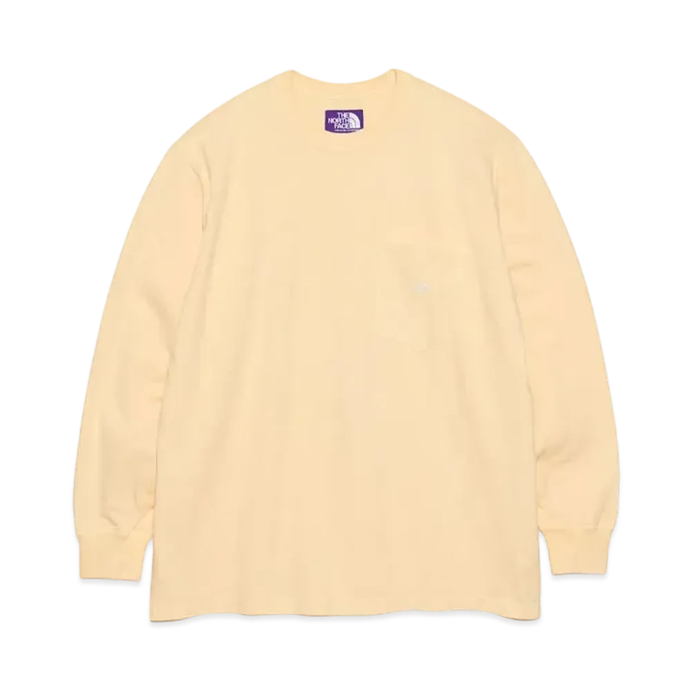 The North Face PURPLE LABEL 7oz Long Sleeve Pocket Tee "Butter/Off White"