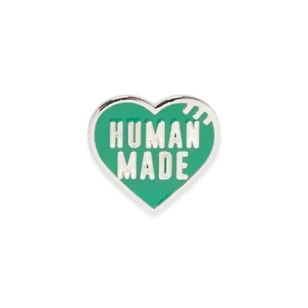 HUMAN MADE Heart Pins "Green"
