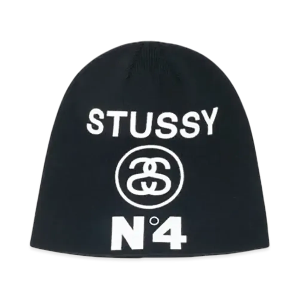 Stussy Skullcap Number 4 "Black" 1321230