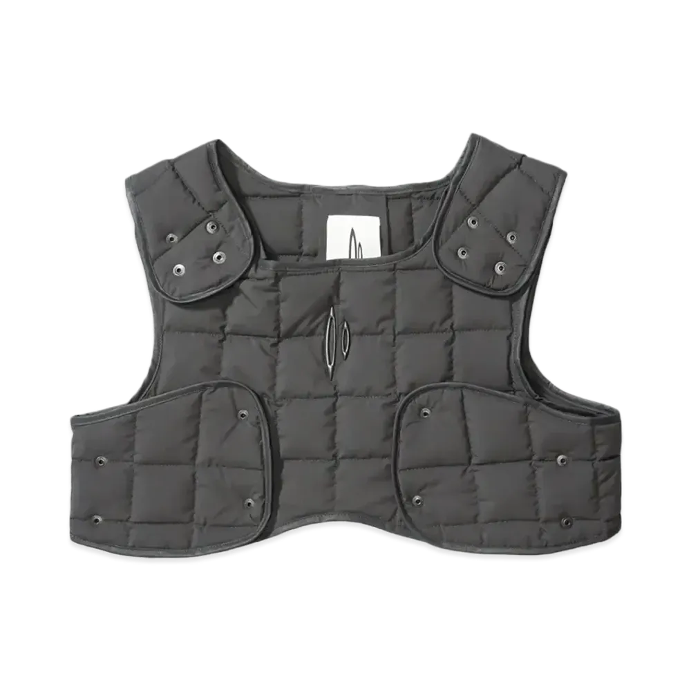 IZZY DU PADDED VELCRO VEST 1 "MOSSGREY"