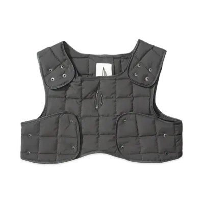 IZZY DU PADDED VELCRO VEST 1 "MOSSGREY"