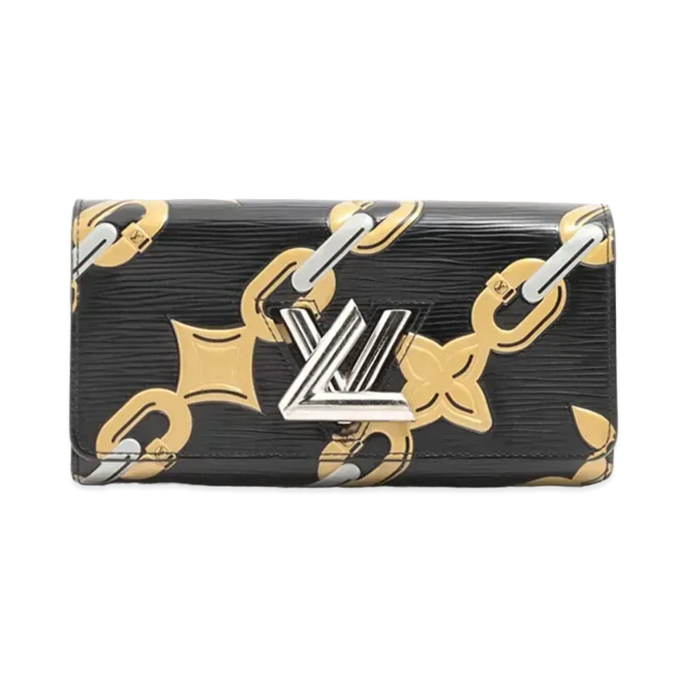 Louis Vuitton Epi Portefeuille Twist "Noir"