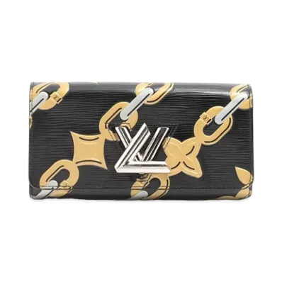 Louis Vuitton Epi Portefeuille Twist "Noir"
