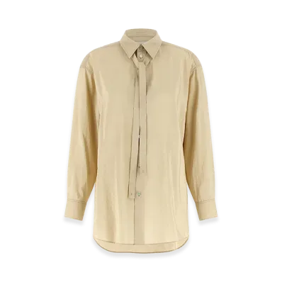LEMAIRE Women's 'Tie' Shirt "White"