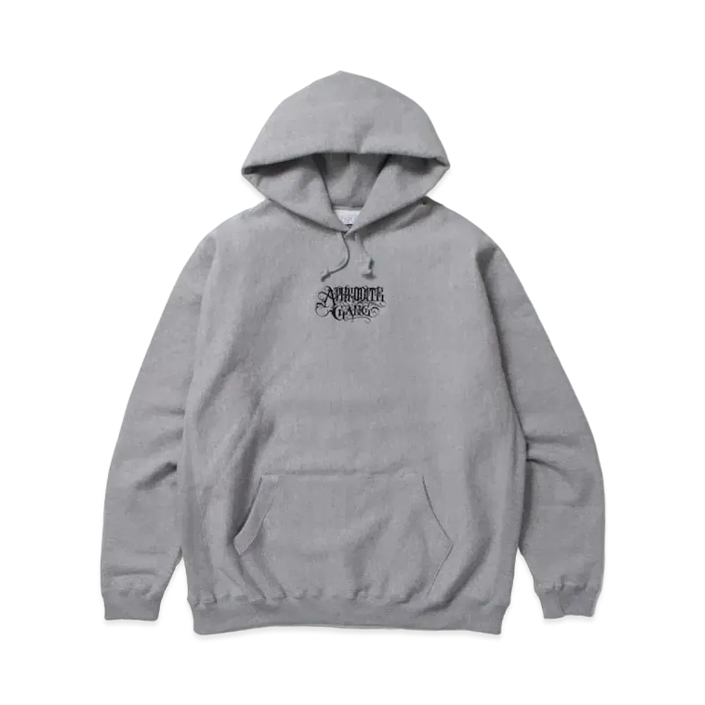 APHRODITEGANG Classic Logo Embroidery Hoodie "Grey"