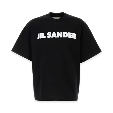 Jil Sander Cotton Oversize T-Shirt "Black"