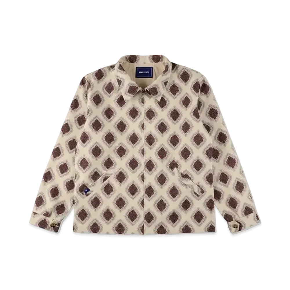 WIND AND SEA Ikat.D Pattern Canvas Jacket "One"