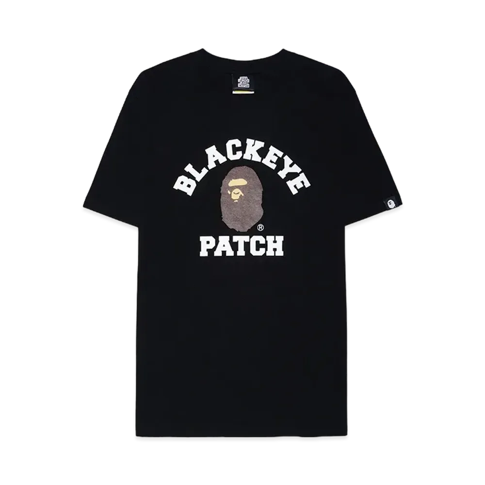 A BATHING APE x Black Eye Patch College Tee "Black"