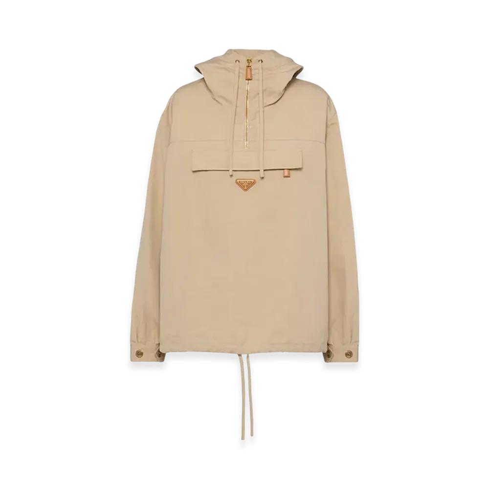 PRADA Women's Panama Cotton Windbreaker "Cord"
