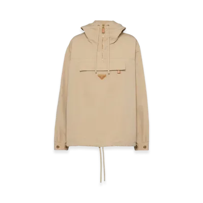 PRADA Women's Panama Cotton Windbreaker "Cord"